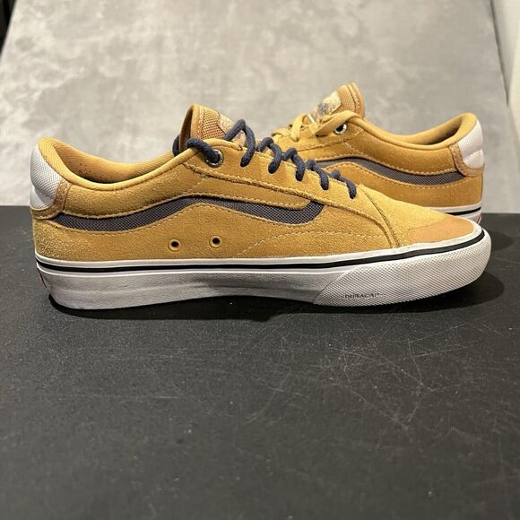 Vans Pro Trujillo Men's 7 Yellow Athletic Suede Skateboarding Old Skool Sneakers - Picture 6 of 10